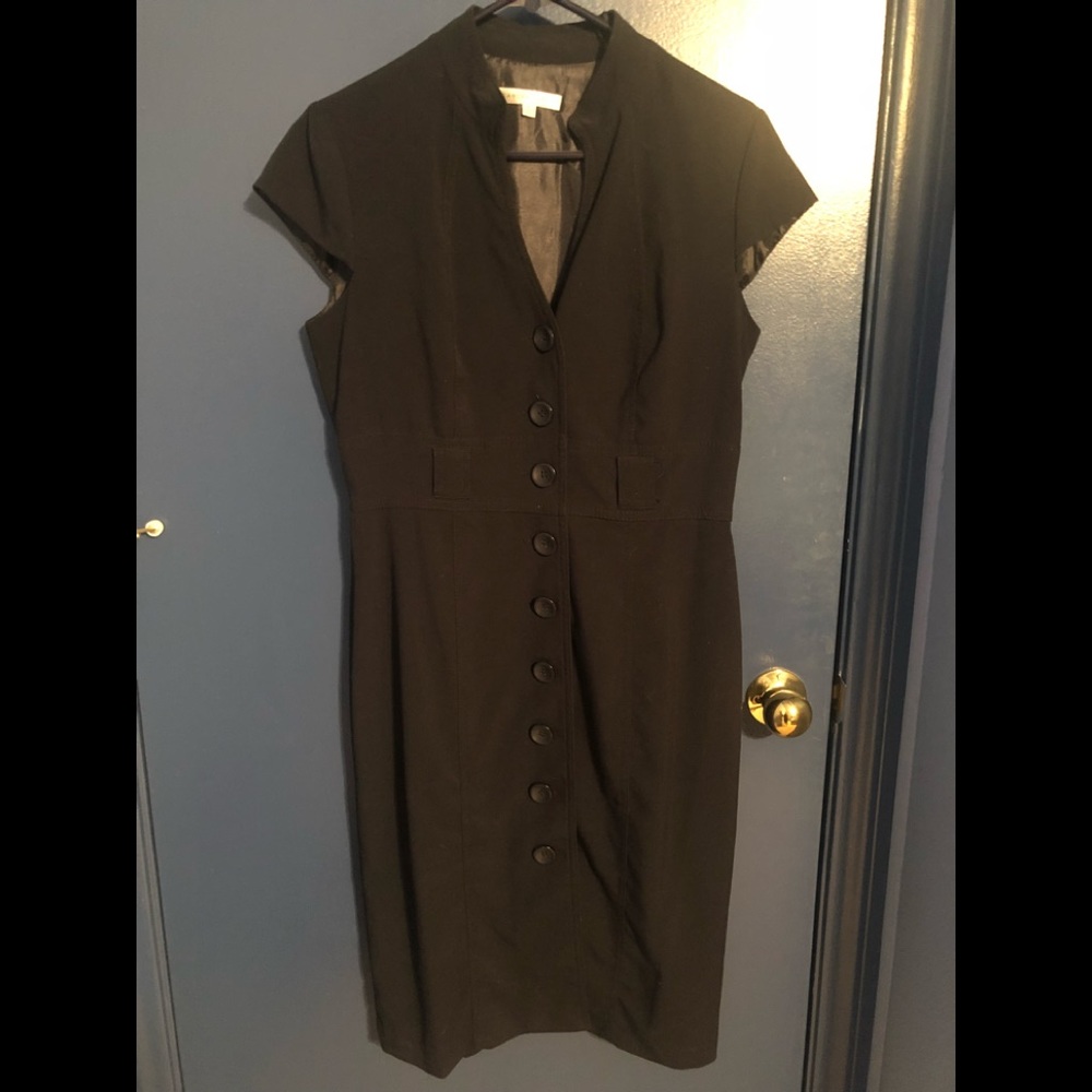 Navy Blue Button up dress